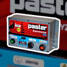   PASTER P4 Elektrifizierer/Schäferhund – sehr leistungsstark, 3,6 J, bis zu 90 km, 12/230 V! PL