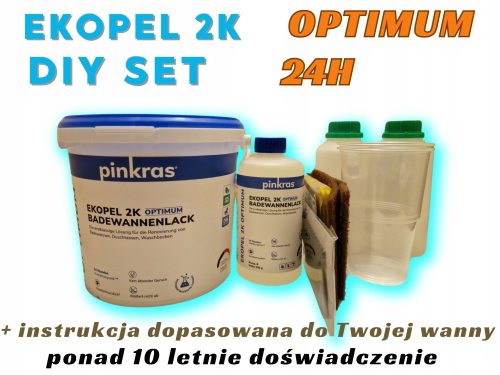 Epoxidfarbe für Beton und Metall PINKRAS 3 l Weiß glänzend