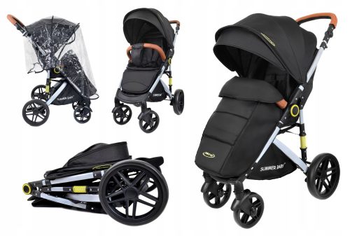  FALTBARER KINDERWAGEN MIT GROßEN RÄDERN