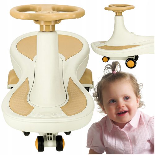  LED-Schwerkraft-Aufsitzgerät Ikonka KX4220 76 cm beige max 100 kg