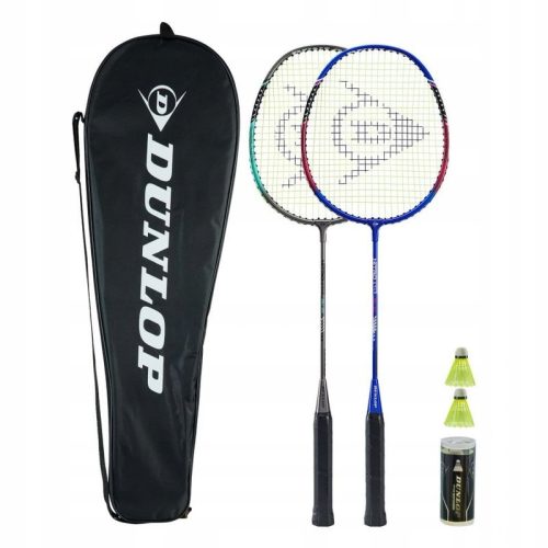  Abdeckung, Schlägerset mit Federball Dunlop Nitro-Star AX 10 2P Set