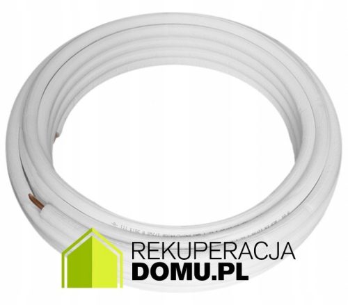 Kupferrohr für Klimaanlage, 1/4 ummantelt, 25 Meter