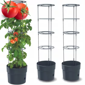    Blumentopf DTU24 29,4 cm x 29,4 x 115 cm Durchmesser 29,4 cm Kunststoff Anthrazit