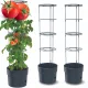  Blumentopf DTU24 29,4 cm x 29,4 x 115 cm Durchmesser 29,4 cm Kunststoff Anthrazit