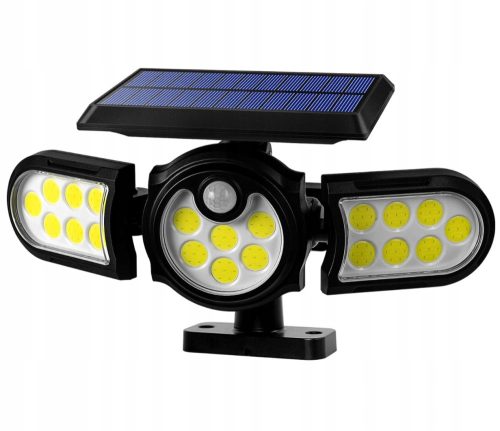  Straßenlaterne LEISTUNGSSTARKE SOLAR-LED-AUSSENSTRAßENLAMPE 3in1 148 W 6000 lm solarbetrieben