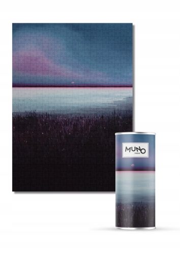  Muno Puzzle 500 Teile „Blue Hour“ von Joanna Osińska aus dekorativer Röhre
