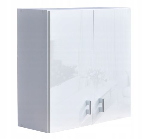Hängender Badezimmerschrank von Amos Furniture, weiß glänzend, 60 x 23,9 x 60 cm