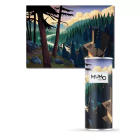    Muno Puzzle 2000 aus der dekorativen Röhre „Forest Retreat“ von Michał Adamiec