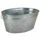  Whirlpool-Blumentopf 55 cm 38 cm, verzinkt, Metall, groß, ZWY