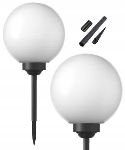  Solarlampe, eingelassen, weiß, 33,5 cm, 2 Stk.