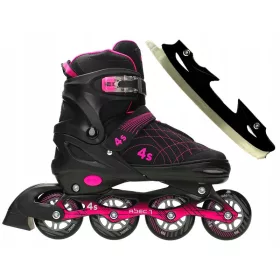  SKATES verstellbare 2in1 ROLLEN + SKATES – 34-37