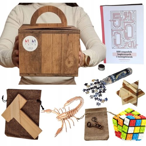  LOGIC BOX Universelles Geschenk, Puzzleset: Tangram, Onboarding-Puzzle