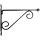  Blumentopfhalter aus Metall, Wandhalter M