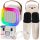  TRAGBARER BLUETOOTH-LAUTSPRECHER KARAOKE RGB 2 MIKROFONE USB SD MINI JACK + BEDIENUNGSANLEITUNG BLOW
