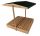 Imprägnierter Sandkasten mit Dach 120x120
