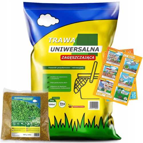  Arpon Gartengras 200 m² 5 kg + Dekogras, für trockene Bereiche, schattige Bereiche, Garten, Renovierung, Sport Arpon 400 m² 0,5 kg