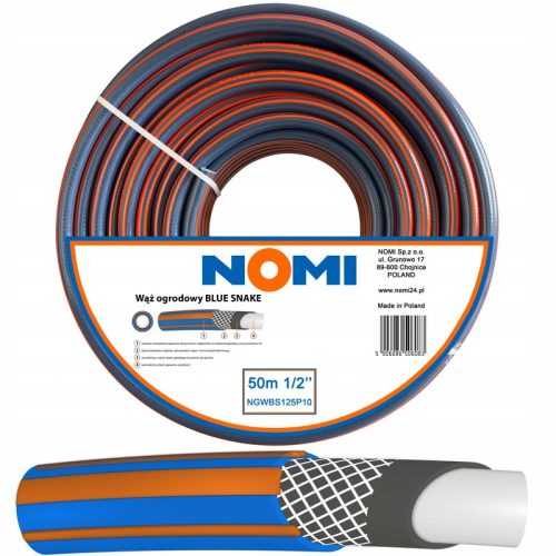  NOMI GARTENSCHLAUCH 1/2'' 50 m PREMIUM 4-LAGIG STARK LANGLEBIG