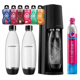    SODASTREAM TERRA Karbonator SIPHON FÜR KARBONIERTE WASSERFUSE-Flaschen + Baller
