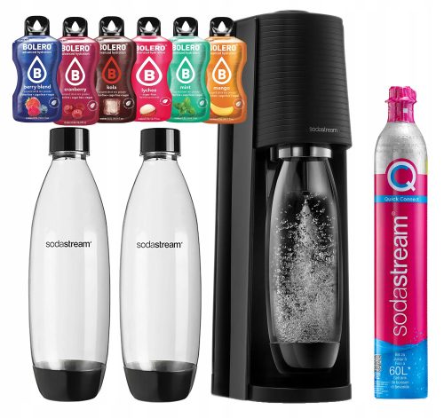  SODASTREAM TERRA Karbonator SIPHON FÜR KARBONIERTE WASSERFUSE-Flaschen + Baller