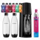  SODASTREAM TERRA Karbonator SIPHON FÜR KARBONIERTE WASSERFUSE-Flaschen + Baller