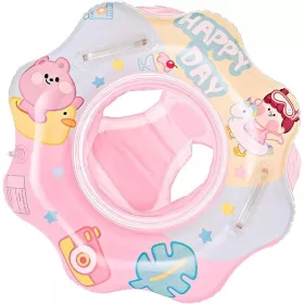 CIRCLE SCHWIMMSITZ FÜR BABYS Pink + Pumpe