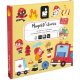  Magnetisches Puzzle Feuerwehrleute Magneti'stories 3+ JANOD