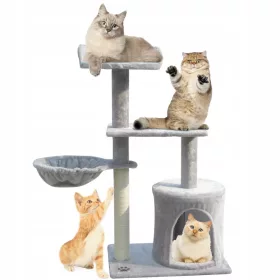  Hoher Kratzbaum, Bett, Kratzbaum, Enderturm 61 - 100 cm