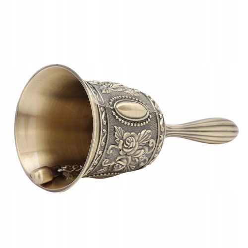  GLOCKE HANDGLOCKE SCHULGLOCKE MESSING SANTA