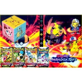    SET ORIGINAL POKéMON-KARTEN + 120 KARTEN + ALBUM + SCHLÜSSELRING + WÜRFEL + POKEBALL