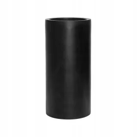   Töpfertöpfe 40 cm x 40 x 80 cm Durchmesser 40 cm Fiberglas schwarz