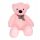  GROSSER TEDDYBÄR FÜR KINDER 120 cm Rosa