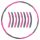  Fitness Hula Hoop 90 cm 8 straffende Teile Rosa und Grau