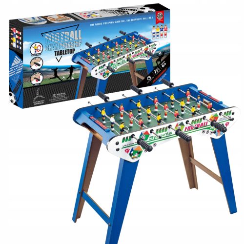  Fußball-Spieltisch-Set aus Holz, großes Geschicklichkeitsspiel, Fußball