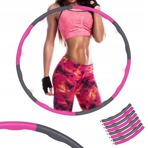 Hula-Hoop-Reifen mit Minexo-Nieten, 95 cm, rosa