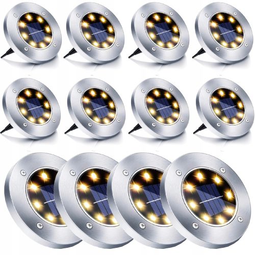  Briix eingebettete Solarlampe Silber 12,6 cm 1 Stk.