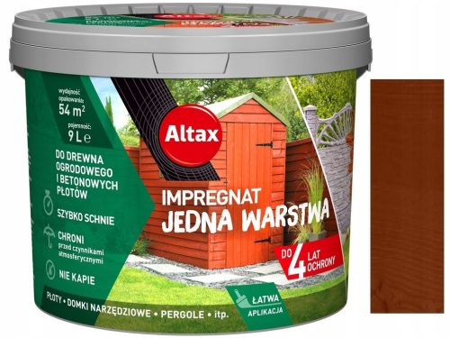 ALTAX IMPRÄGNIERMITTEL FÜR GARTENHOLZ 9L TIK TEK