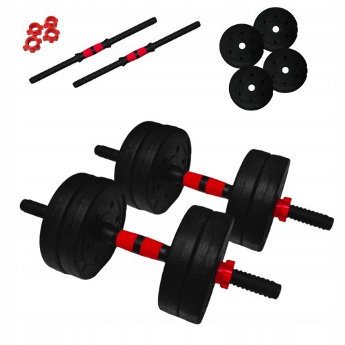  SportForFun verstellbare Bitumenhanteln 2x 5 kg