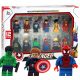  BLÖCKE miniFIGUREN AVENGERS Hulk, Spider, Wolverine 12 Figuren