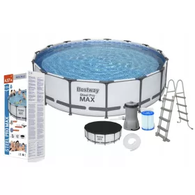 Bestway rechteckiger Rahmenpool 457 x 457 cm