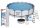 Bestway rechteckiger Rahmenpool 457 x 457 cm