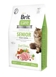  Brit Care getreidefreies Senior-Gewichtskontrollmittel für Katzen, 2 x 2 kg