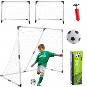 TRAININGSFUSSBALLTOR FÜR KINDER 2IN1 143 X 110 X 70CM