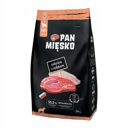  PAN FLEISCH Kalbfleisch mit Pute 20kg Chips XL