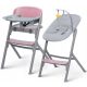  Kinderkraft Calmee Aster Pink Fütterungsstuhl mit Wippe