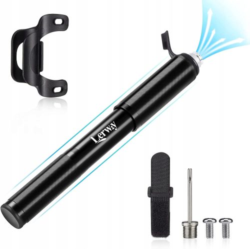  Handpumpe ALUMINIUM FAHRRADPUMPE schwarz