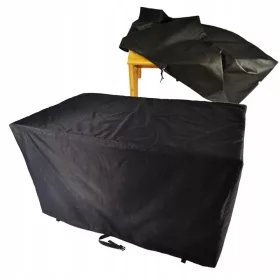   Schutzhülle für Gartenmöbel: Tisch und Stühle aus DURALON, schwarz