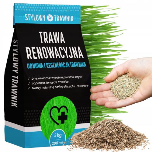  Ziergras, Grasmischung, für trockene Bereiche, für schattige Bereiche, Renovierung Stylowy Trawnik 200 m² 5 kg