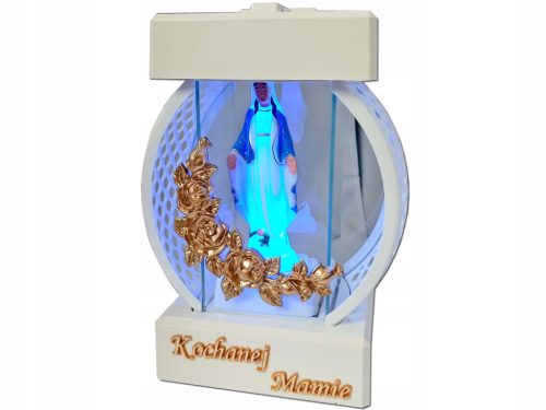  ELTERN ZU ELTERN GRABLATERNE FÜR GRÄBER KOŁO WEISS RTN ROSEGOLD + LED-FIGUR