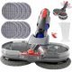  Bürstenwischende für Dyson V7 V8 V10 V11 Staubsauger + 8 Abdeckungen