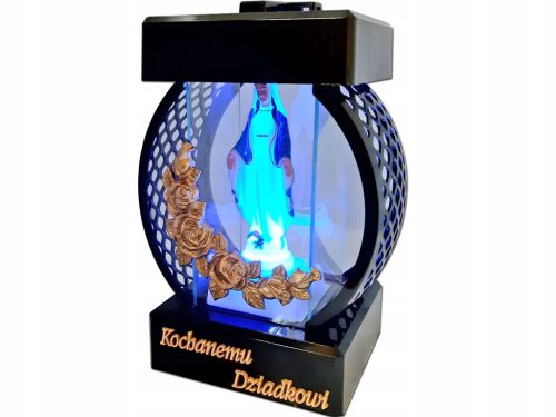  PARENTS TO PARENTS GRIT LATERN CIRCLE SCHWARZ RTN ROSEGOLD + LED-FIGUR
